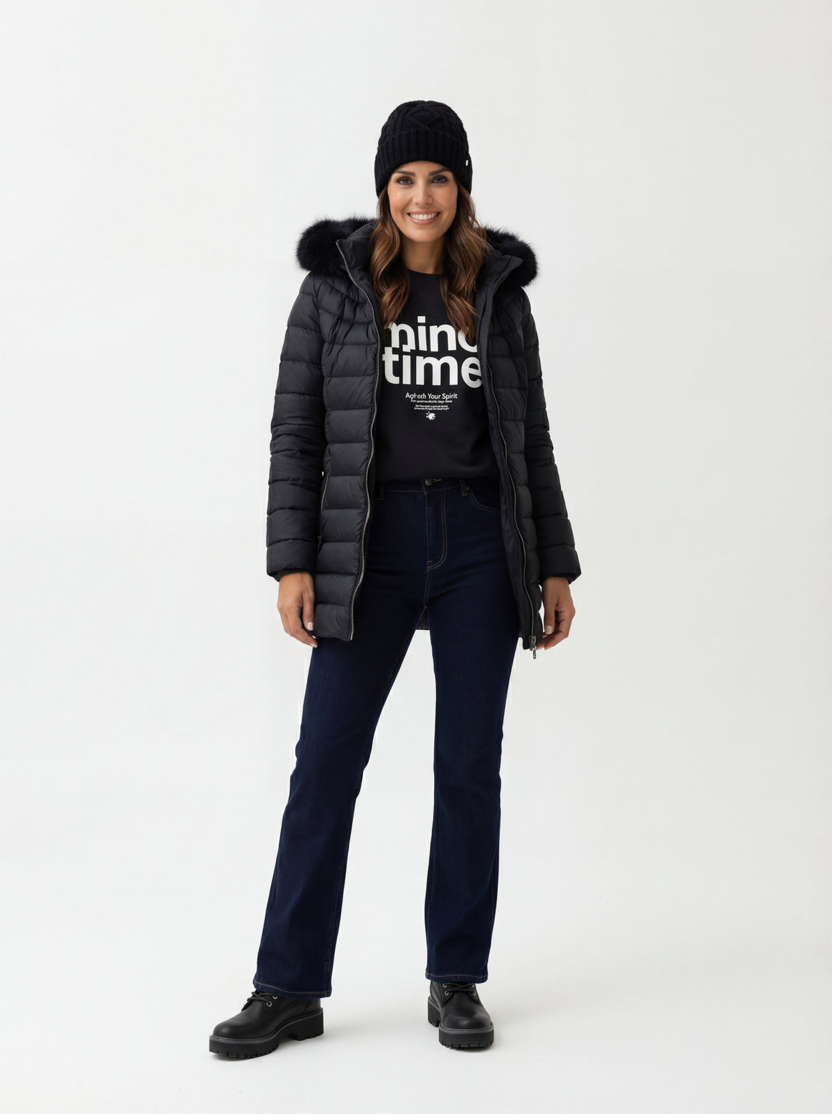 Timberland Platform Nera + JJXX DONNA JXMIMI + Tiffosi DONNA JEANS + Colmar DONNA GIUBBOTTO + Tiffosi DONNA CAPPELLO - 01