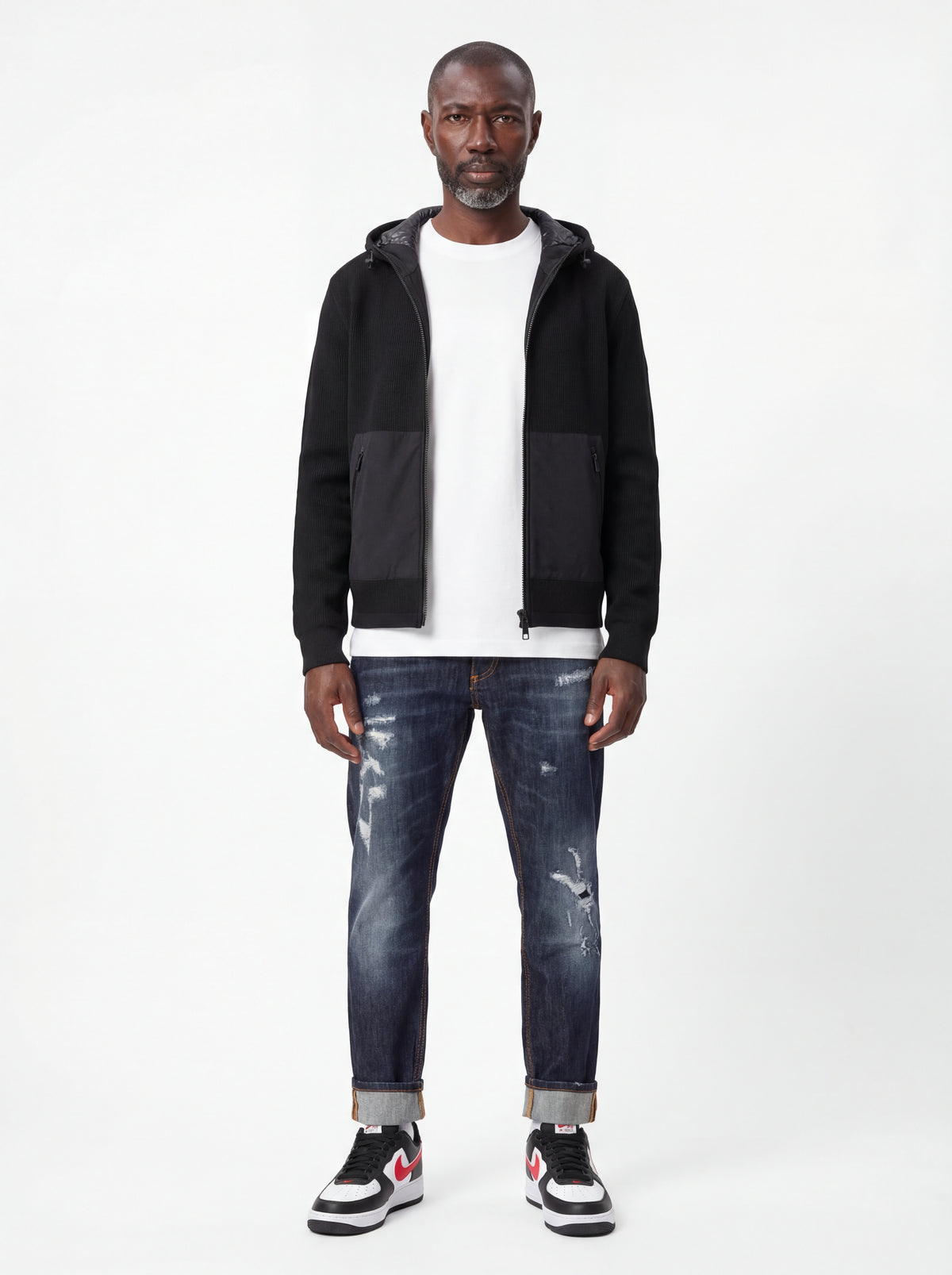 Air Force + Lacoste T Shirt + Soldier Jeans NEW + Trez Giubbotto Invernale - 01