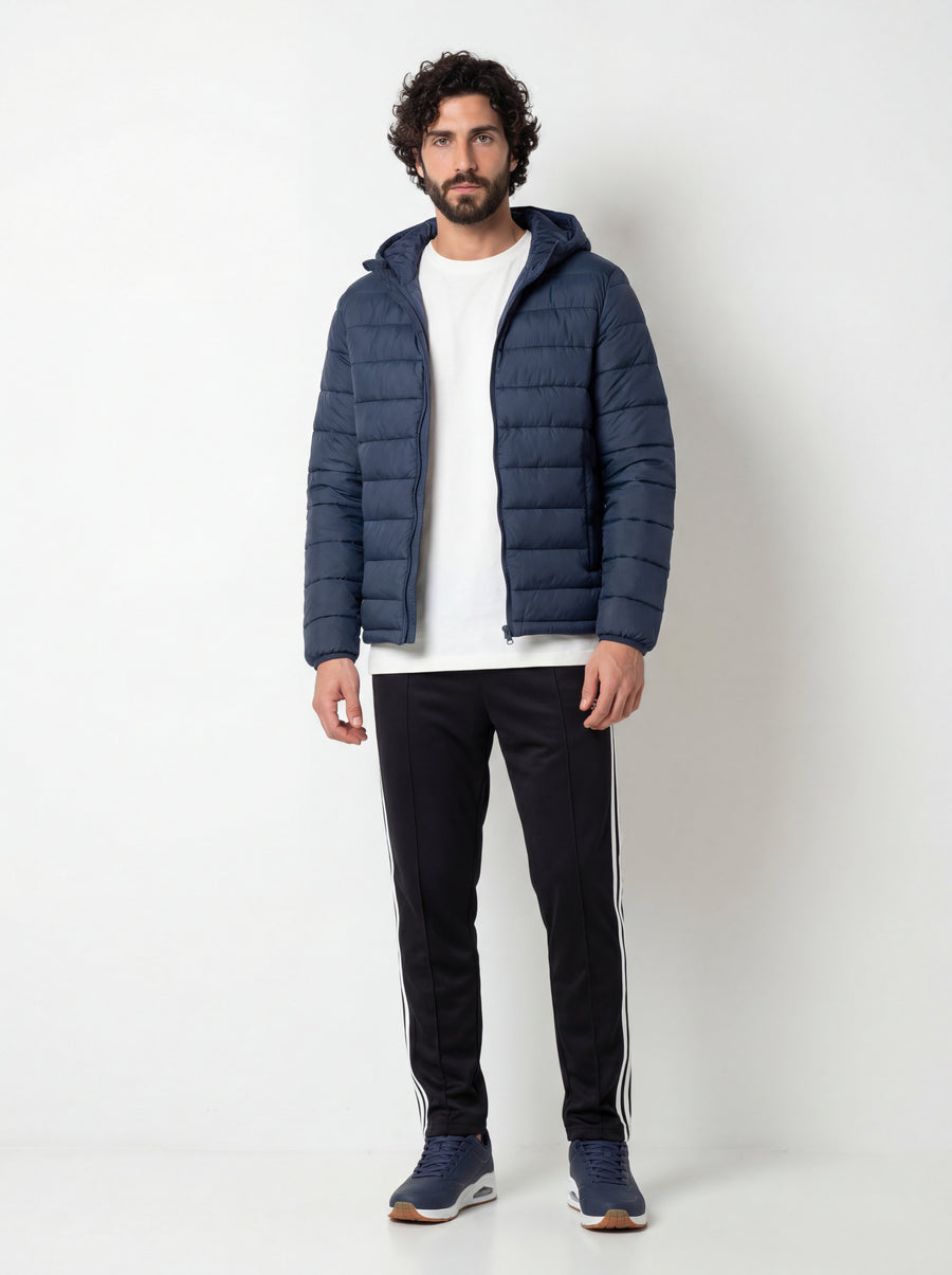 Skechers 52458 NVY + Present Day T Shirt + Adidas ORIGINALS Pantalon + Blauer Giubbotto Uomo - 01