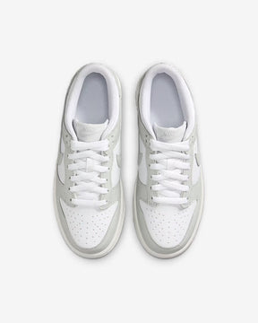 NIKE Dunk Low Scarpa In Pelle Bianc/Silver