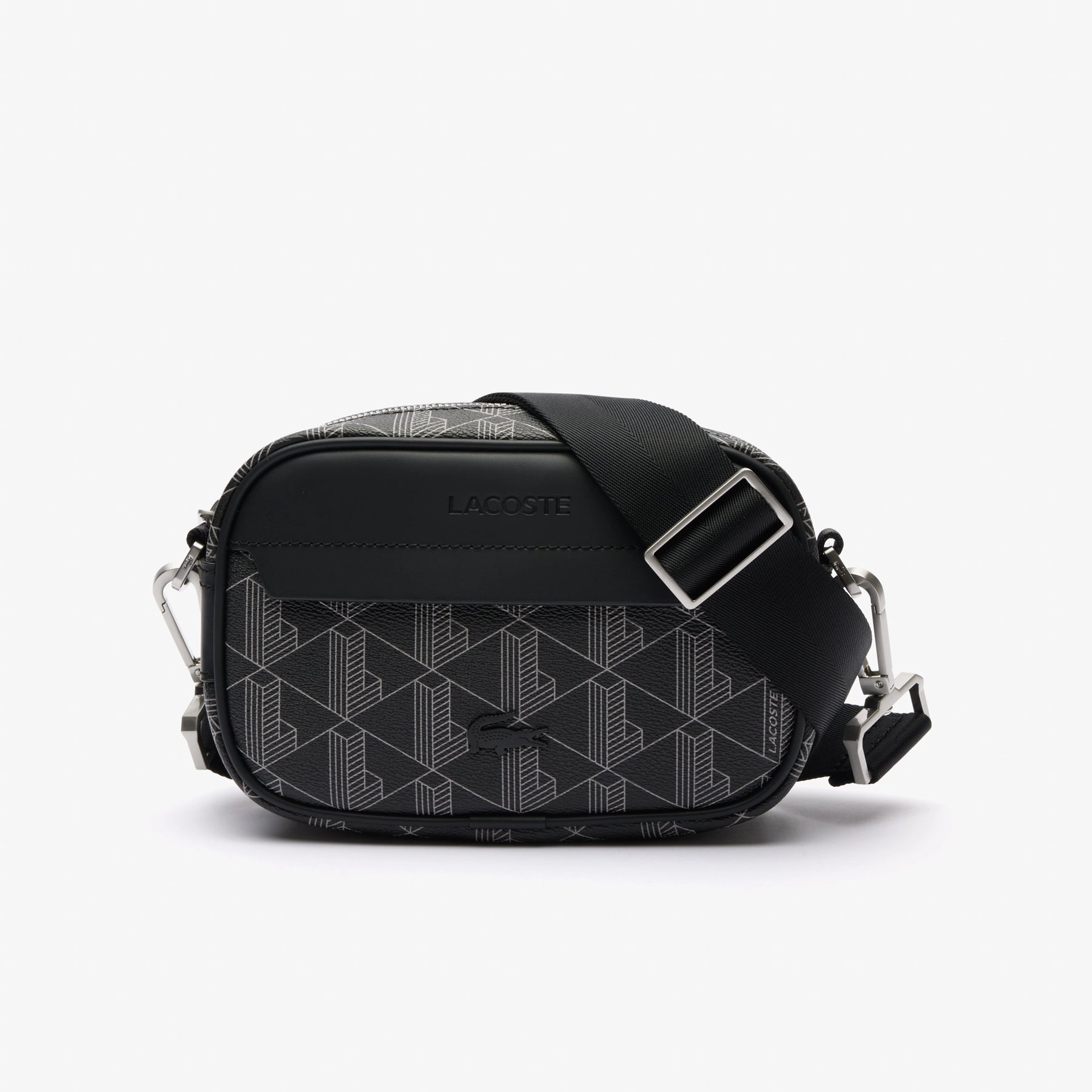 LACOSTE Pochette Monogram Piccola Nera