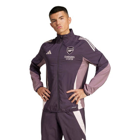 ADIDAS Tuta Arsenal Leggera In Microfibra Con Zip Viola