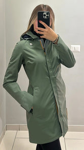 K - WAY DONNA LISCIO LUNGO VERDE - K WAY