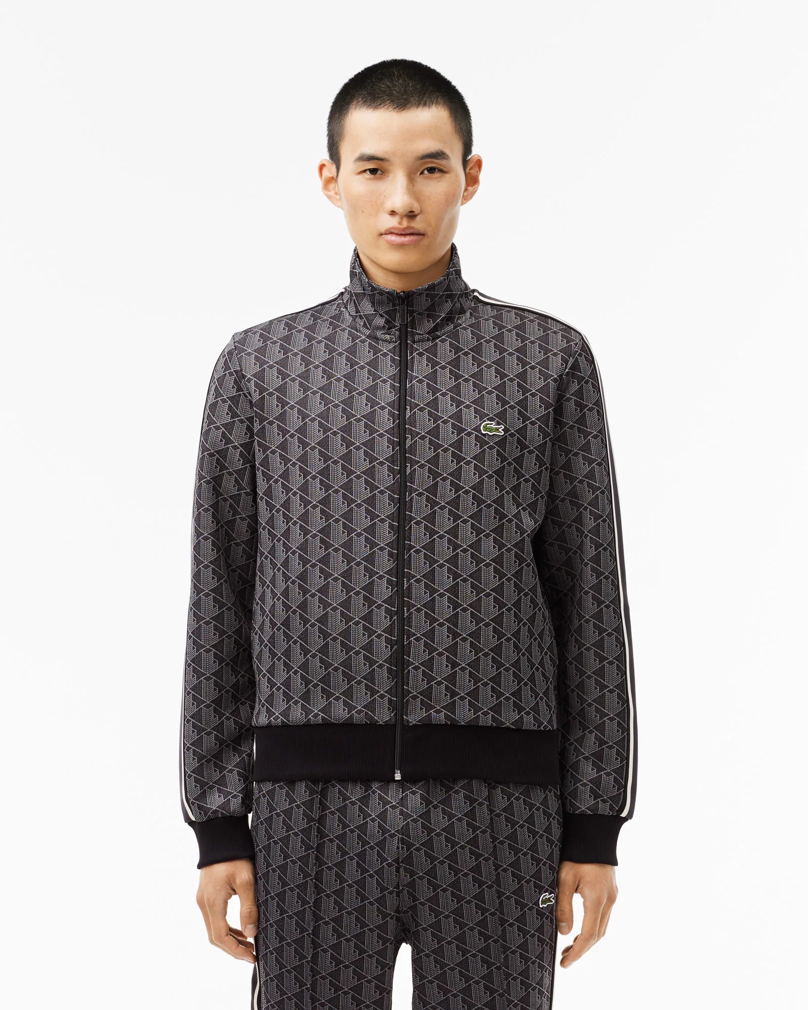 Lacoste Monogram Traksuit Black - Lacoste