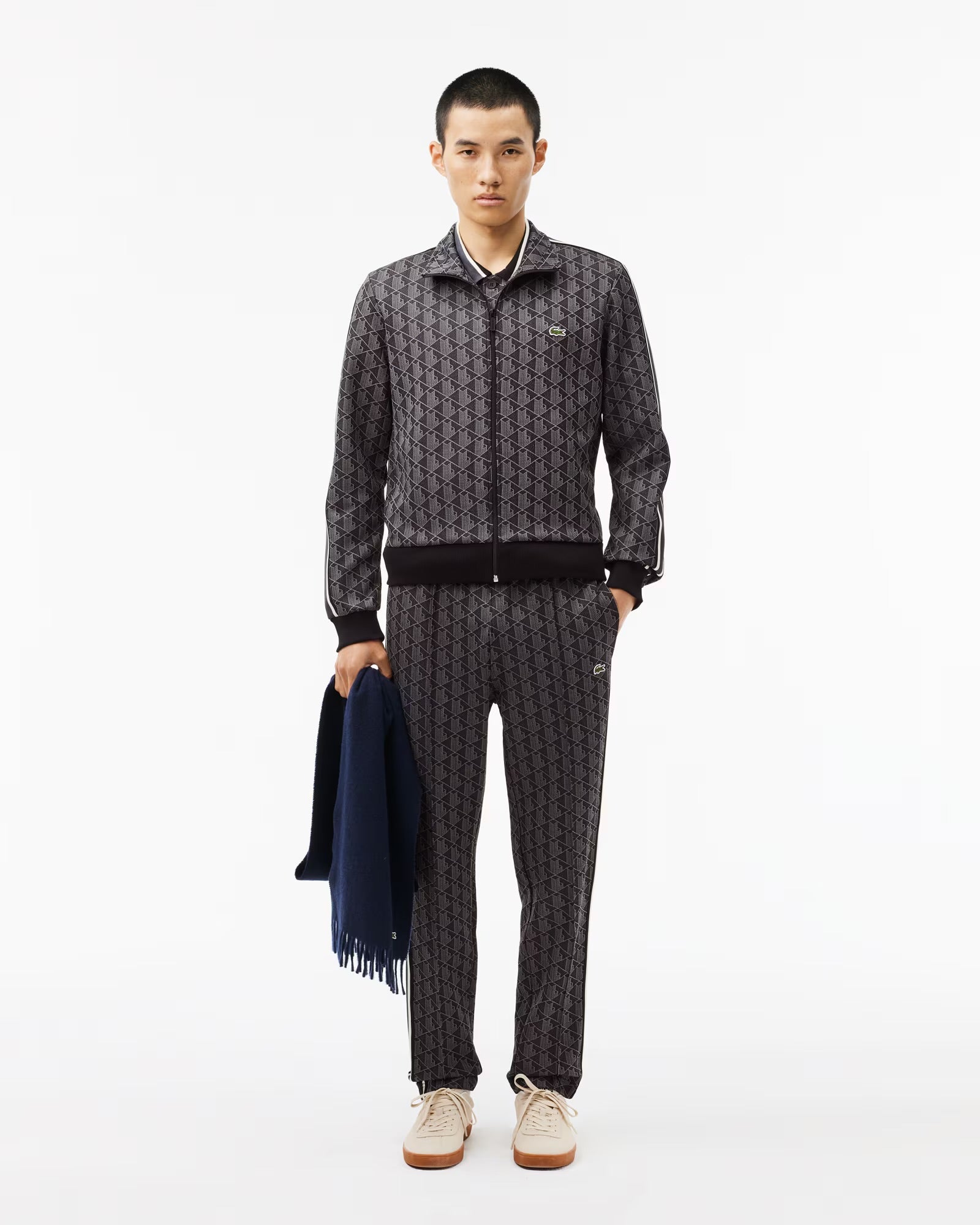 Lacoste Monogram Traksuit Black - Lacoste