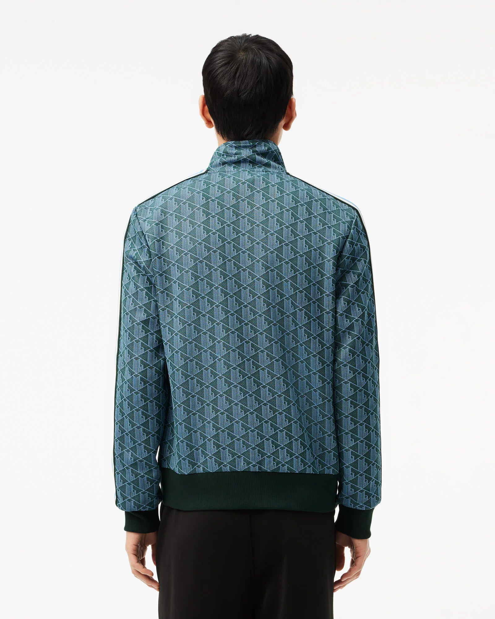 Lacoste Monogram Traksuit Green/Argentin Blue - Lacoste