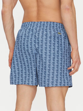 LACOSTE Costume Linea Monogram Azzurro