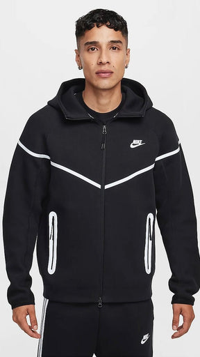 NIKE TECH FLEECE completa nera reflective - Nike abbigliamento