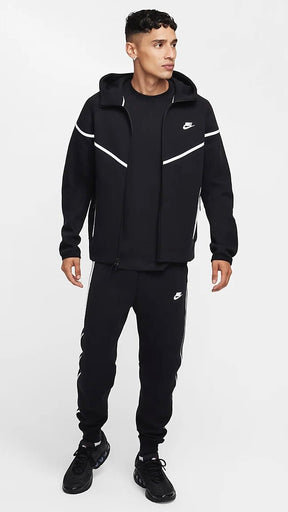 NIKE TECH FLEECE completa nera reflective - Nike abbigliamento