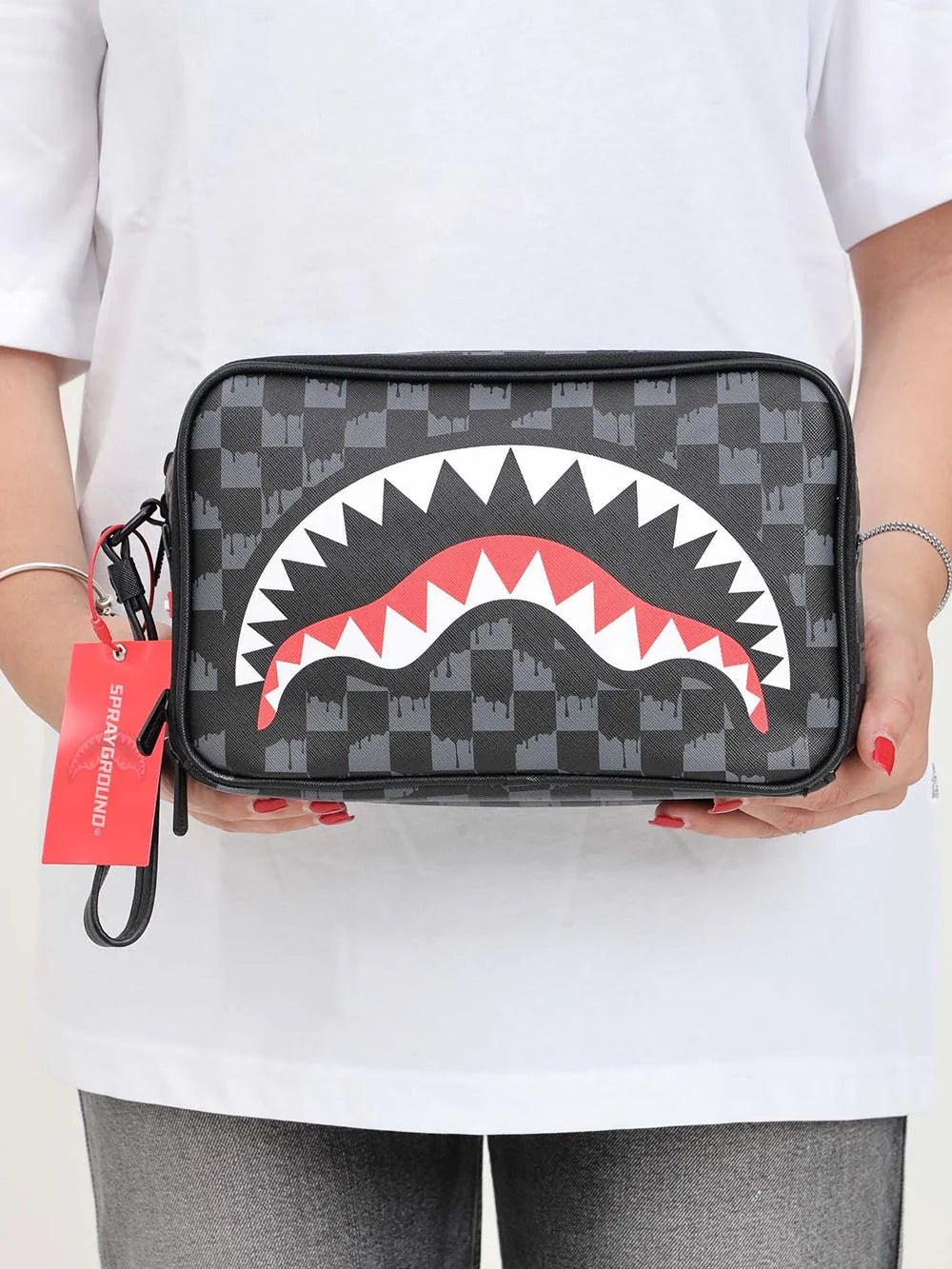 Pochette Sprayground Beauty Drip Check Shark - sprayground