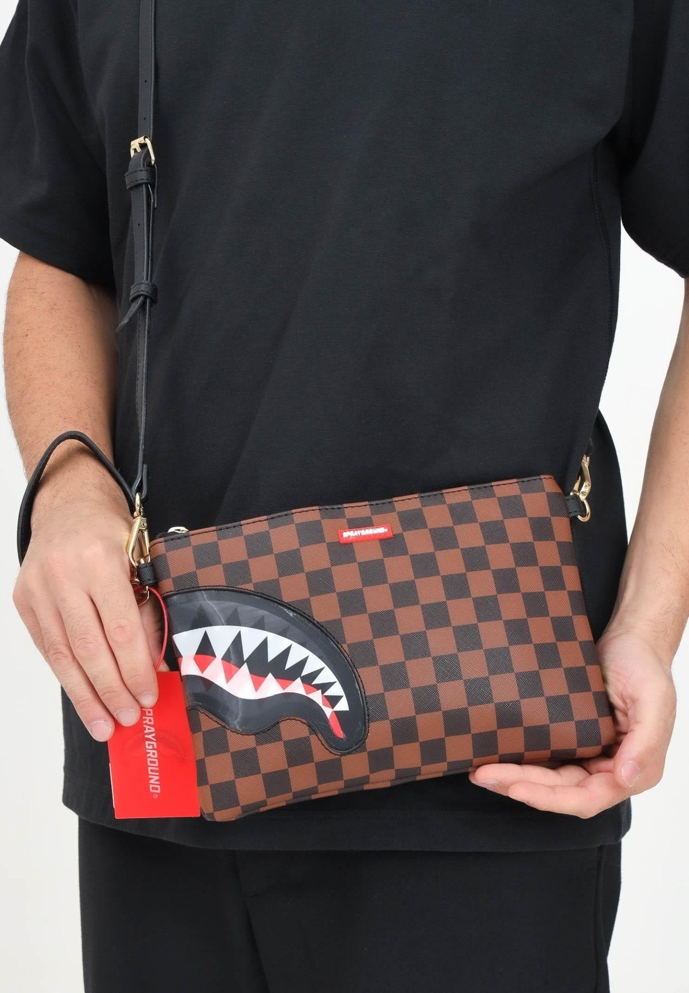 Pochette Sprayground SIP lenticular marrone - sprayground