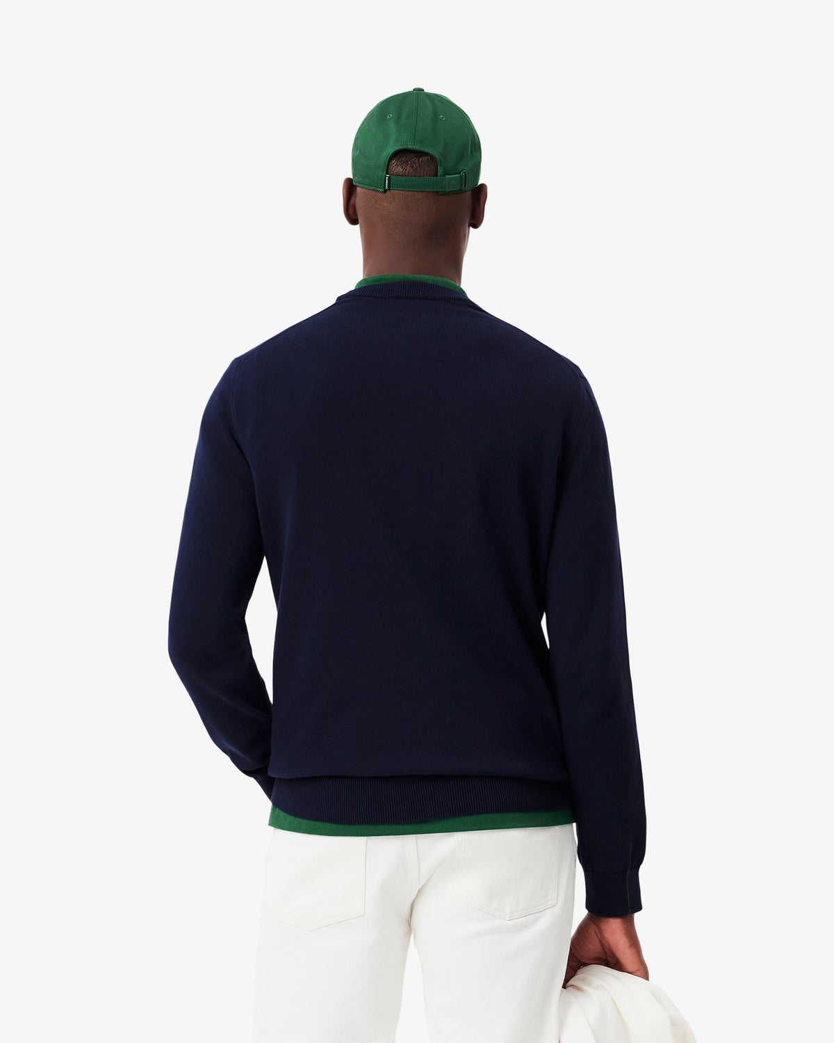 Pullover Lacoste Girocollo in cotone Blu - Lacoste