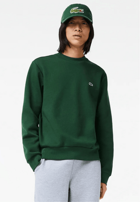 Pullover Lacoste Girocollo in cotone verde - Lacoste