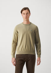 Pullover Lacoste Girocollo in misto cotone beige - Lacoste