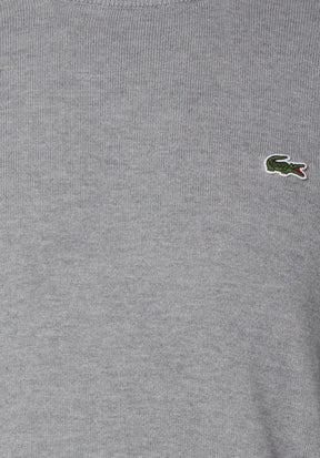 Pullover Lacoste Girocollo in misto cotone grigio - Lacoste