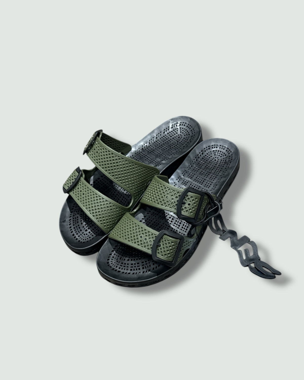 SENSI Ciabatta In Gomma Forata URBAN Khaki