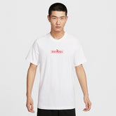 NIKE T-shirt Logo Swoosh In Cotone Bianca