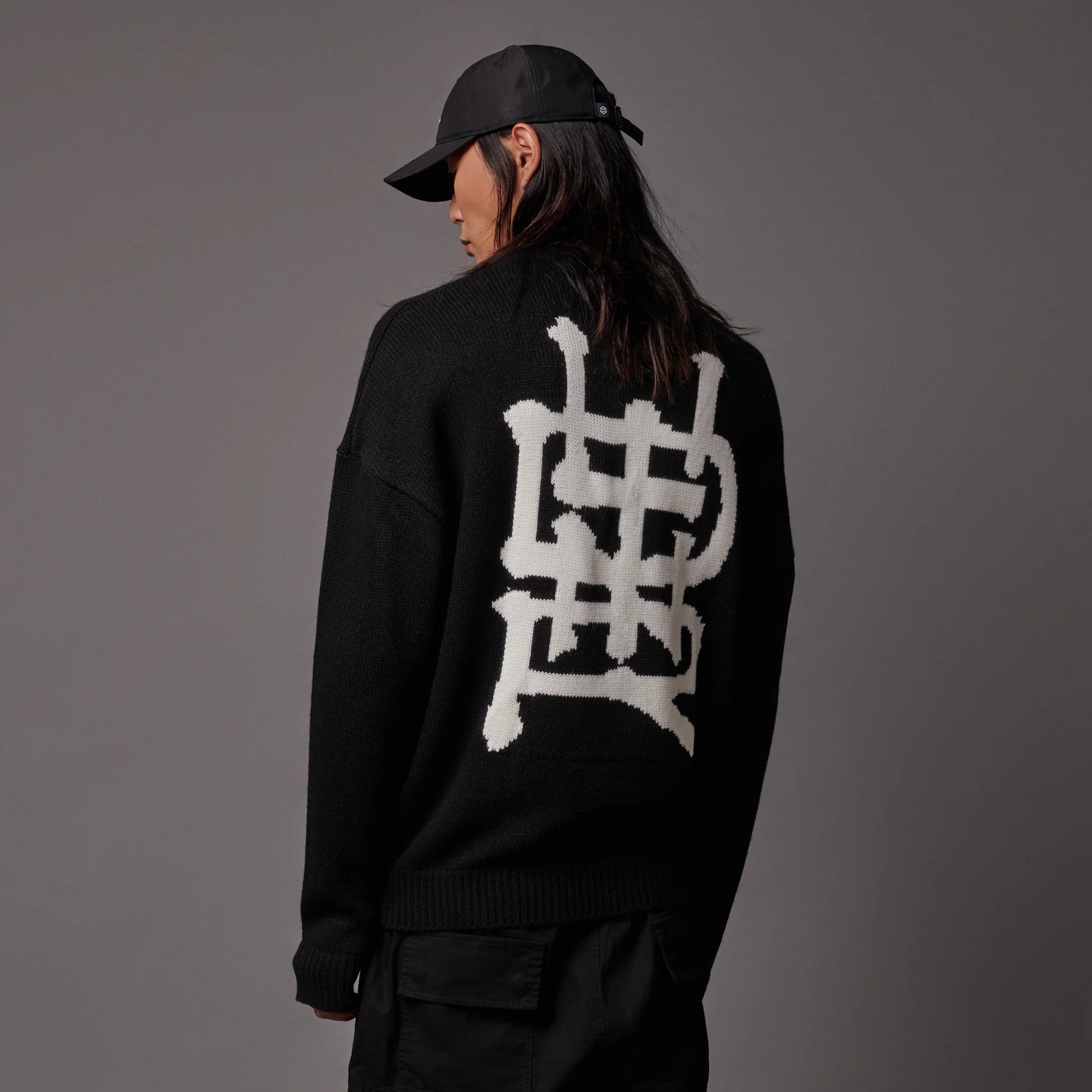 LB Stamp Sweater Black