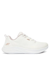 117730 OFWT Skechers Bobs Squad Mode Flex Sneaker Donna Avorio