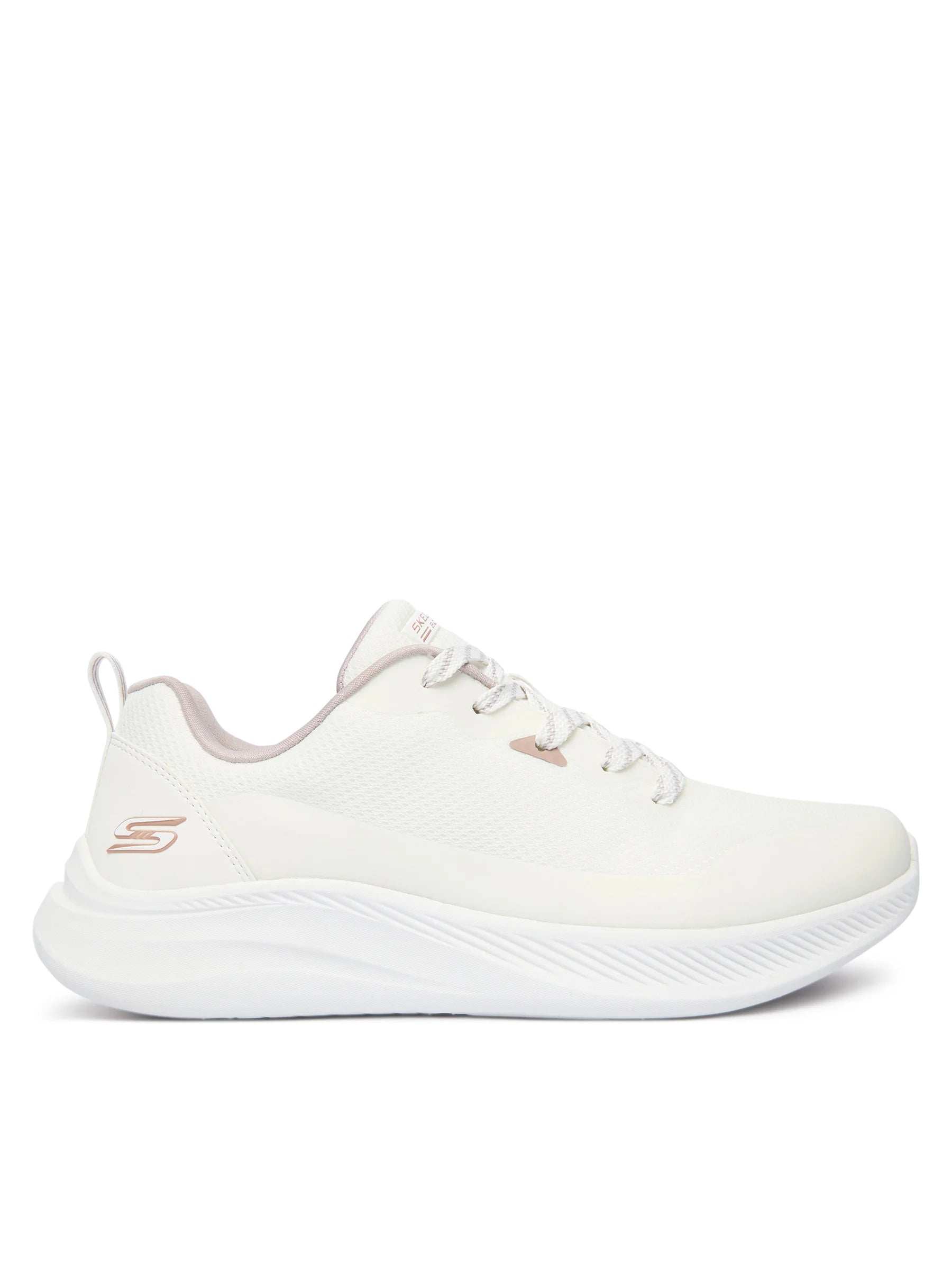 117730 OFWT Skechers Bobs Squad Mode Flex Sneaker Donna Avorio