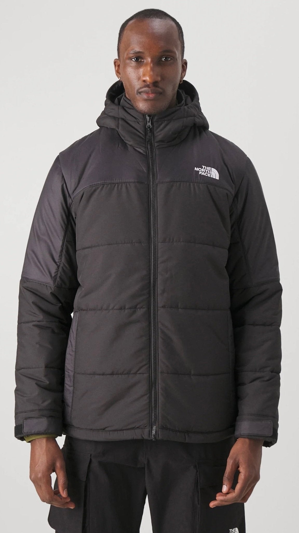 The north face circular diablo jacket con cappuccio nero Uomo - The North Face