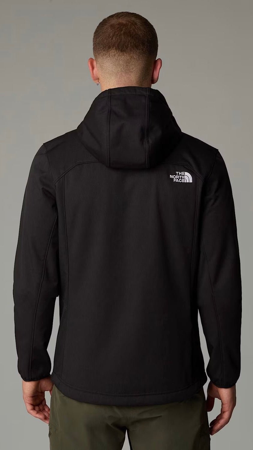 The north face quest HD softshell con cappuccio nero interno pelliccia uomo - The North Face