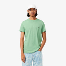 LACOSTE T-Shirt Classica In Cotone Pima Verde Lime