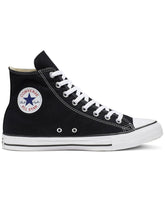 CONVERSE Scarpe Collo Alto In Canvas Con Punta E Suola In Gomma Nera