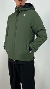 K-WAY Jack Warm Double Blu /Verde - Tommaseoclothing