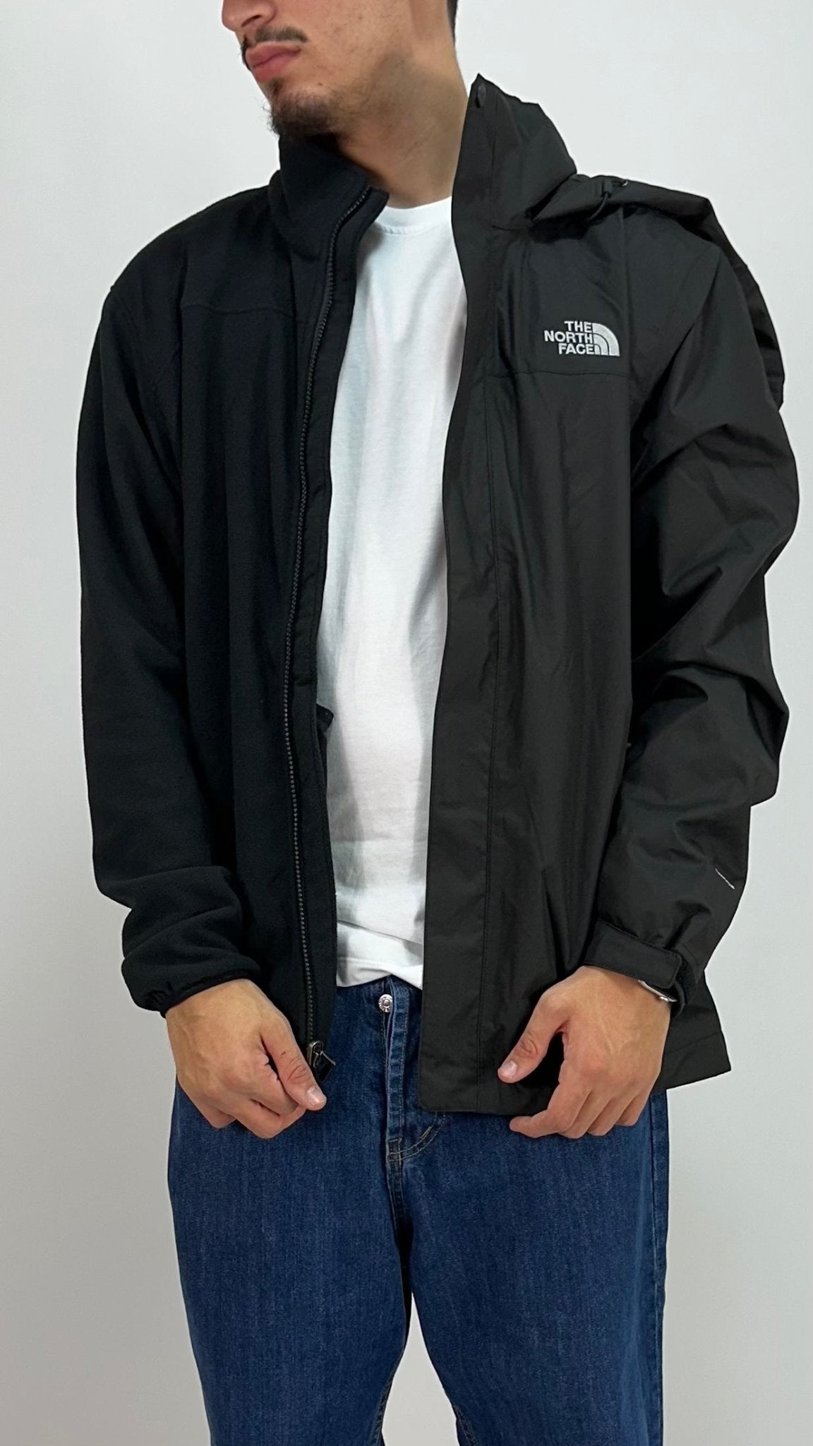 The North Face Uomo Con Cappuccio M EVOLVE II TRI JKT Nero - The North Face